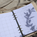 12-Month Undated Monthly Calendar Planner Insert