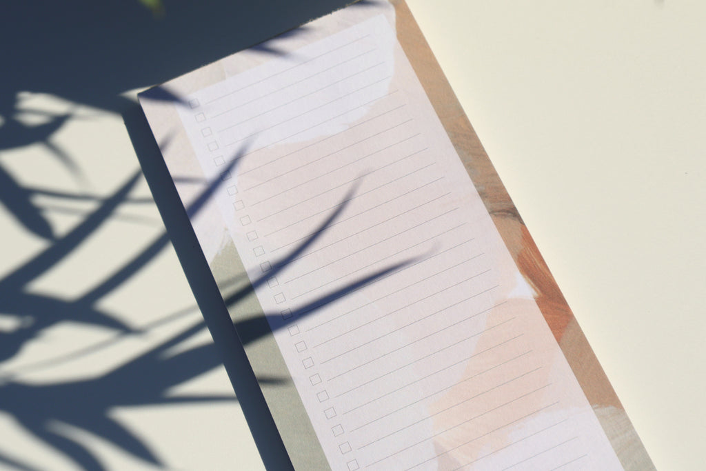 Sienna & Sage To-Do List Pad – 3.8" x 7.8" Minimalist Daily Planner