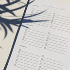 notepad for weekly, month and daily to do list. 