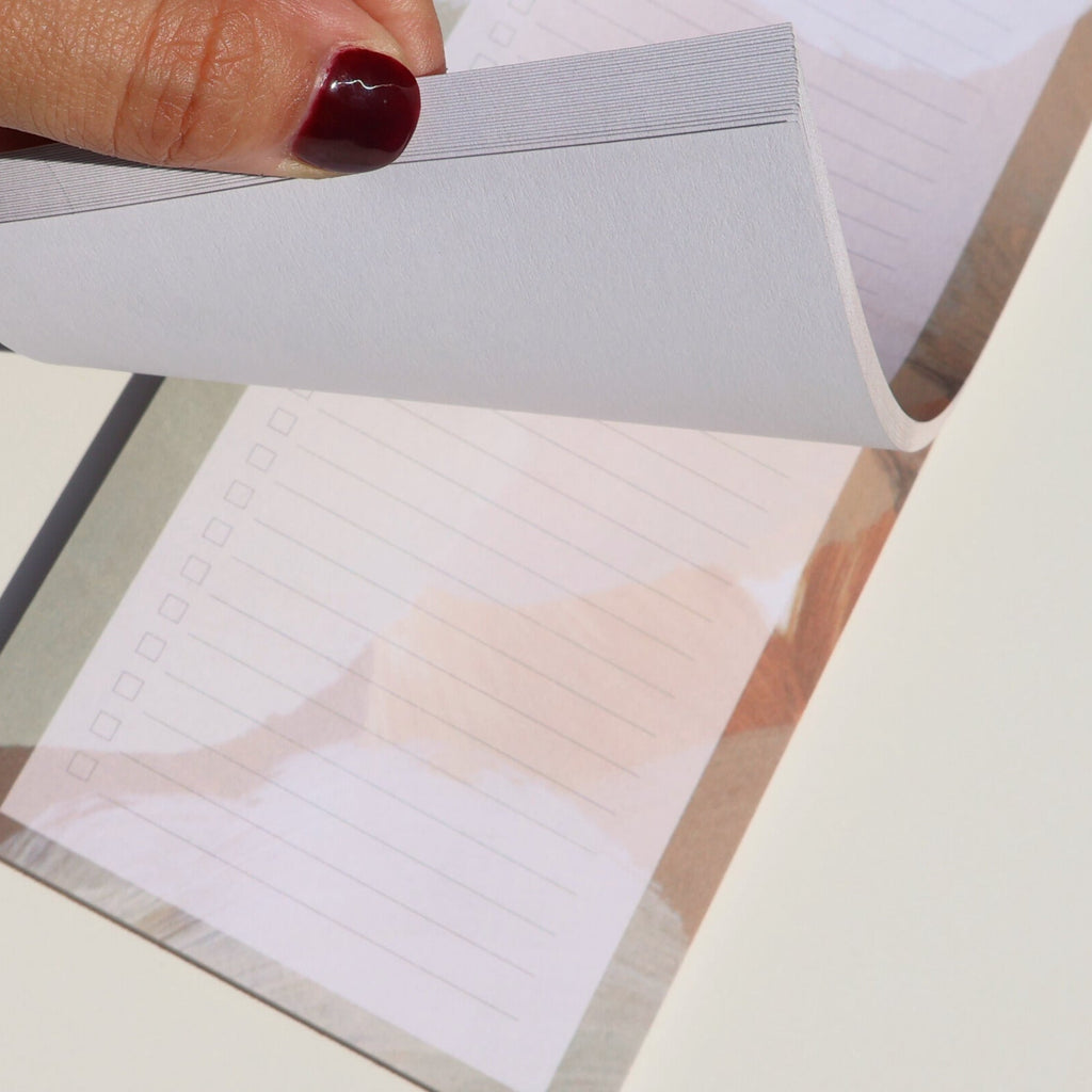 Sienna & Sage To-Do List Pad – 3.8" x 7.8" Minimalist Daily Planner
