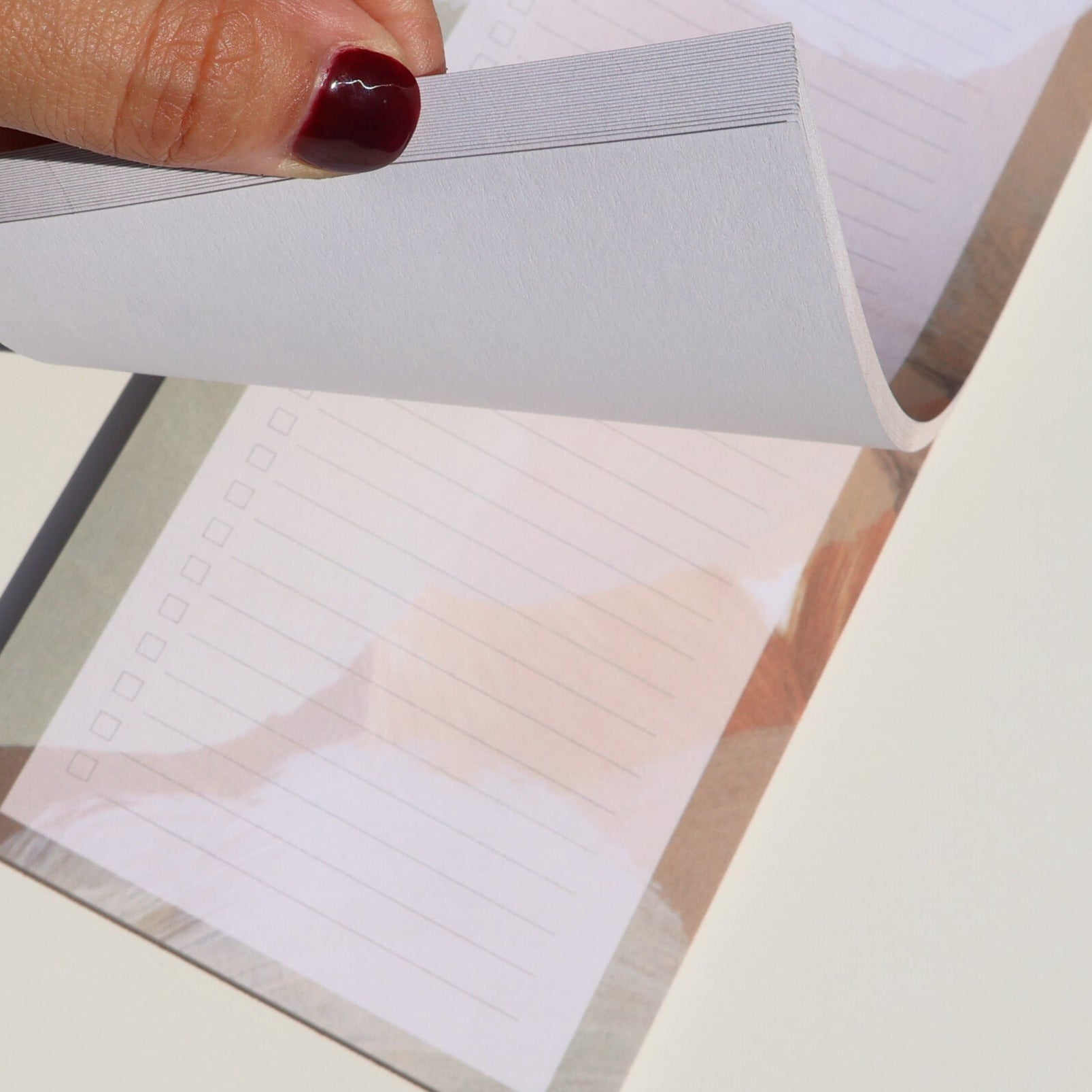 Sienna & Sage To-Do List Pad – 3.8" x 7.8" Minimalist Daily Planner