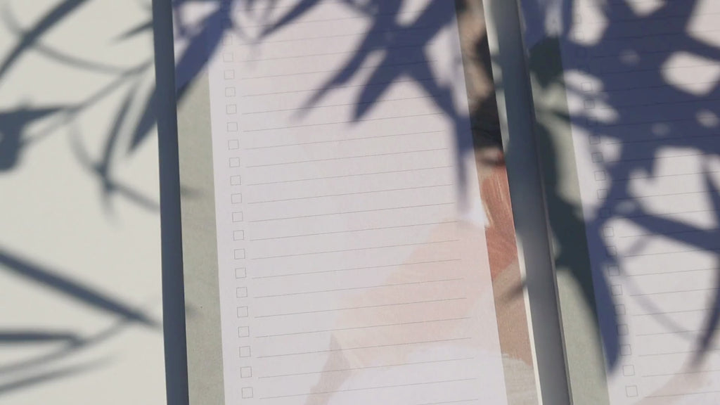 Sienna & Sage To-Do List Pad – 3.8" x 7.8" Minimalist Daily Planner